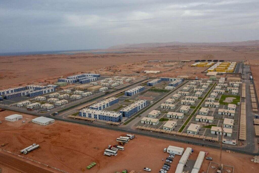Construcation of 2 villages Neom